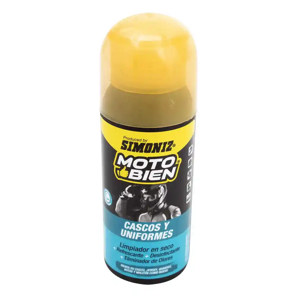 Simoniz Limpiador Desinfectante En Seco Cascos 110 Ml