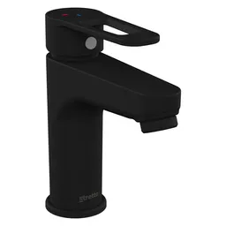 Stretto Grifería Monomando Lavamanos Verona Negro Mate