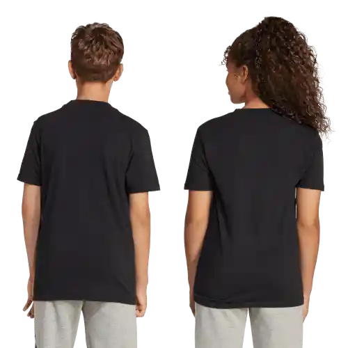 Adidas Camiseta Manga Corta Tee 160 de Niño Negro Talla L