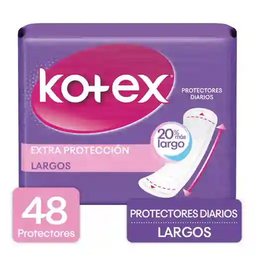 Kotex Protector Diarios Largos Extra Protección