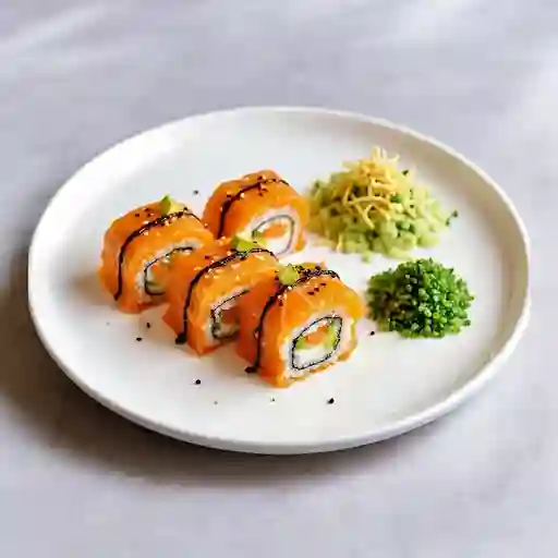 Medio salmón tartar