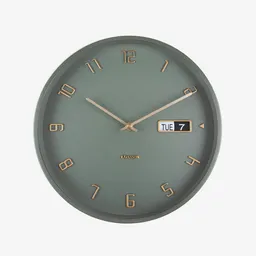 Present Time Reloj Pared Data Flip Verde