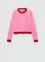 Jersey Como Rosa Pastel Talla XL Mujer Mango