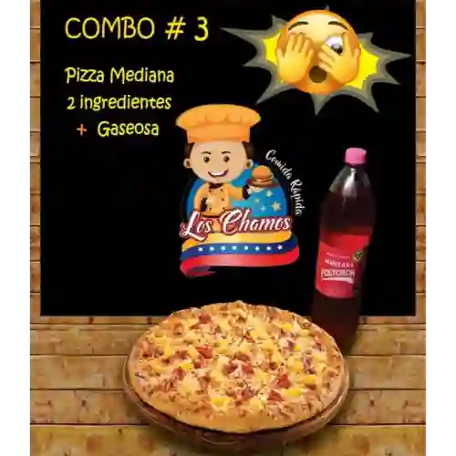 Combo #3 Pizza Mediana