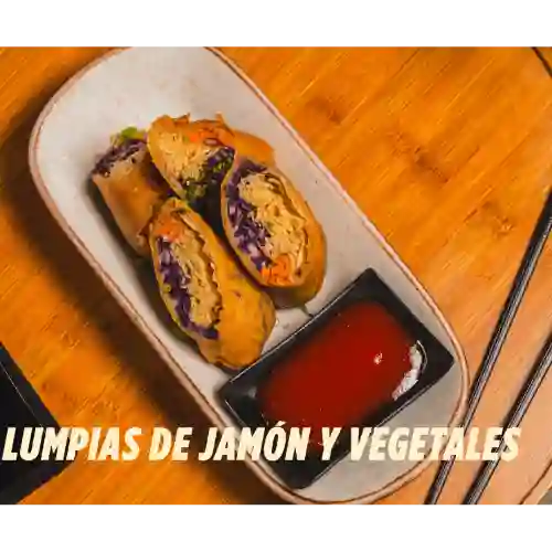 Lumpias de Jamón y Vegetales