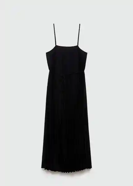 Vestido Fortuny7 Negro Talla L Mujer Mango