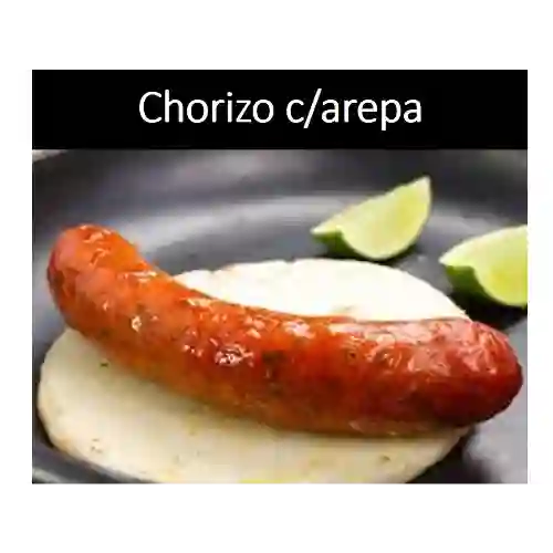 Arepa con Chorizo