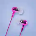 Audífonos Intrauditivos Metal Rosa Mod Pa401 Miniso