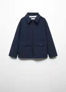 Chaqueta Parka Fernando Navy Talla 06 Niños Mango