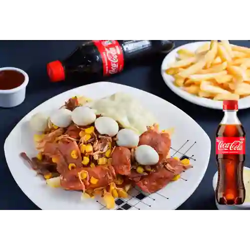 Combo Salchi Gordon's + Coca Cola Original 400 ml