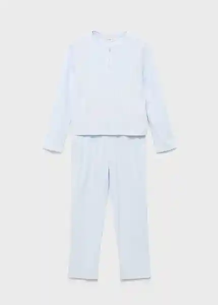 Pijama Azuli Celeste Talla 10 Niña Mango