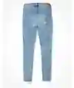 Jean Jegging Mujer Crop Azul Talla 00 Regular American Eagle