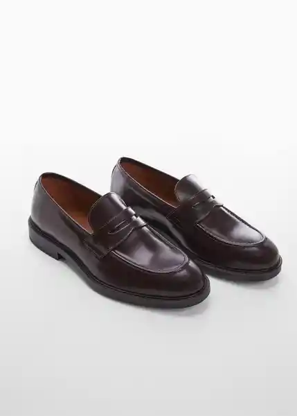 Zapatos Moclite Coffee Talla 39 Hombre Mango