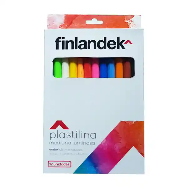 Finlandek Plastilina Mediana Luminosa Colores Surtidos