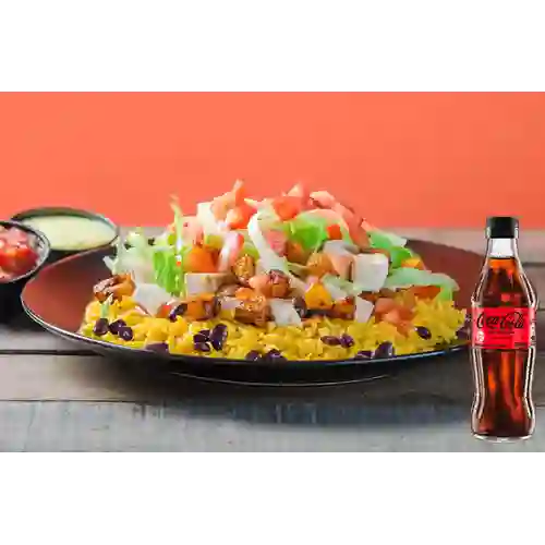 Combo Chop Tropical Mediano +Cocacola S/az 300ML