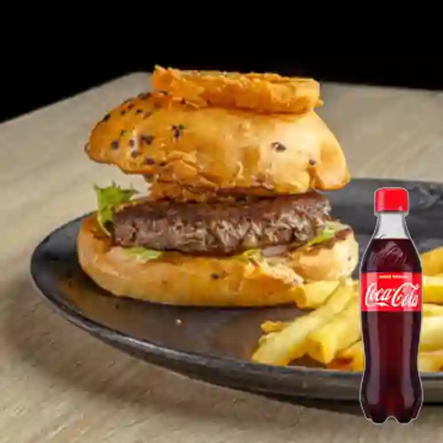 Combo Hamburguesa Onion +Cocacola Orig 400ml