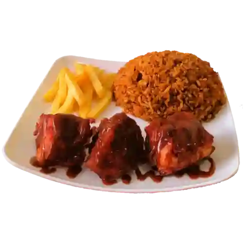 Arroz Combo Costillas Bbq