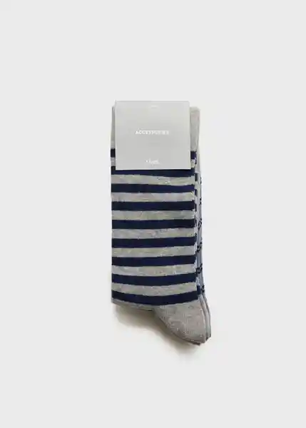 Calcetines Trira1 Navy Talla 42 Hombre Mango