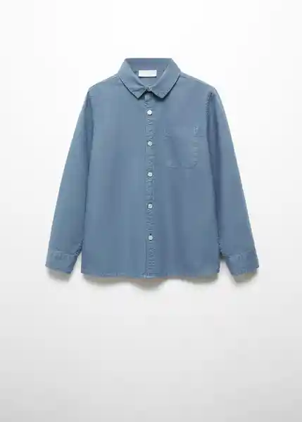 Camisa Pol Azul Talla 05 Niños Mango