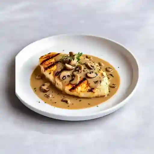 Pechuga En Salsa Champinon