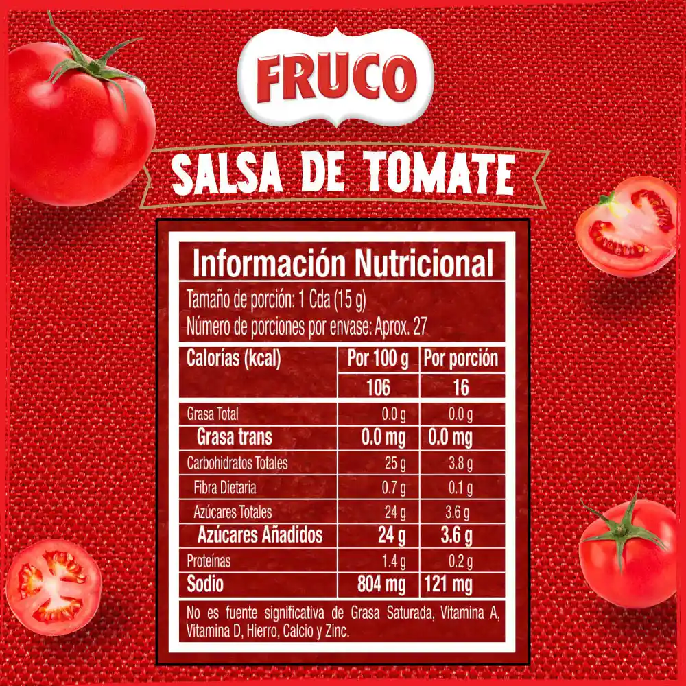 Salsa de Tomate Fruco 400G