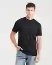 Camiseta Duotono Duck Masculino Negro Sombrio L Chevignon
