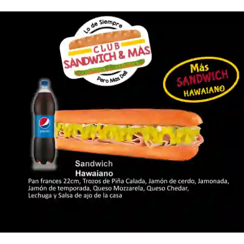 Sandwich Hawaiano y Gaseosa