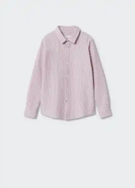 Camisa Oxfordr Granate Talla 05 Niños Mango