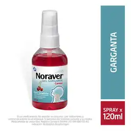 Noraver Garganta en Spray Sabor a Cereza