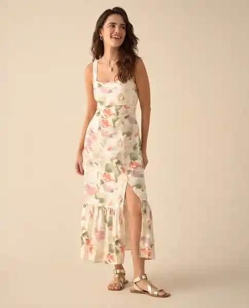 Vestido Verde Ciprés Oscuro Talla XL 691G001 Esprit
