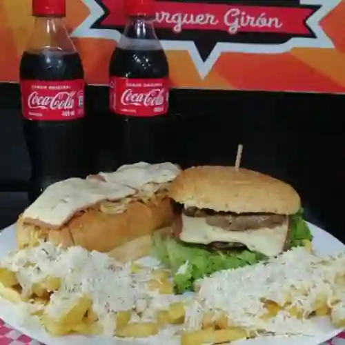 Combo Perro y Hamburguesa