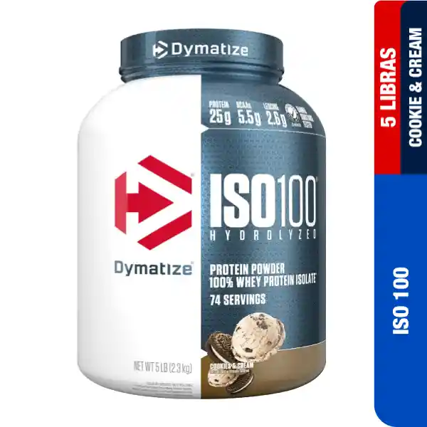 Dymatize Iso 100 5 LbCookies Cream