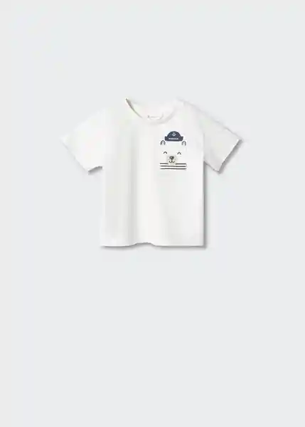 Camiseta Mariner Offwhite Talla 63 Niños Mango