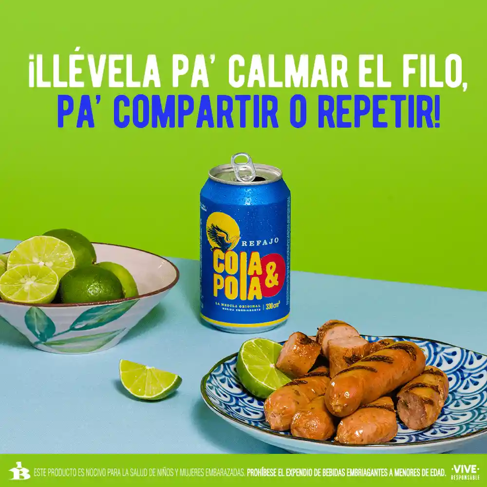 Cola & Pola Refajo Original en Lata