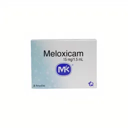 Tecnoquimicas Meloxicam 15 Mg 3 Ampollas Mk