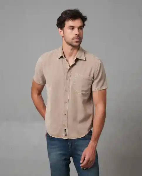 Camisa Hombre Beige Talla XL 119G007_BEI161315 Rifle