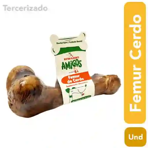 Natural Toys Hueso Amigos Pernil-Femur de Cerdo Natural Perros