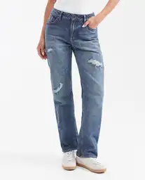Jean Cosmo Femenino Azul Francés Talla 10 Chevignon