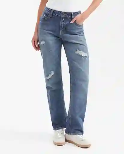 Jean Cosmo Femenino Azul Francés Talla 10 Chevignon