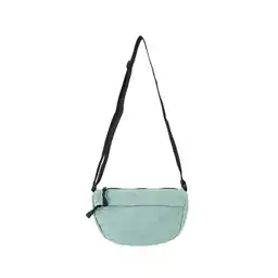 Bolso Media Luna Estilo Preppy Pana Aguamarina Miniso