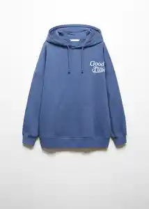 Buzo Sudadera Times Azul Talla 18 Teen Niñas Mango