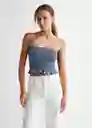 Top Tencyt Tejano Medio Talla 21 Niñas Mango