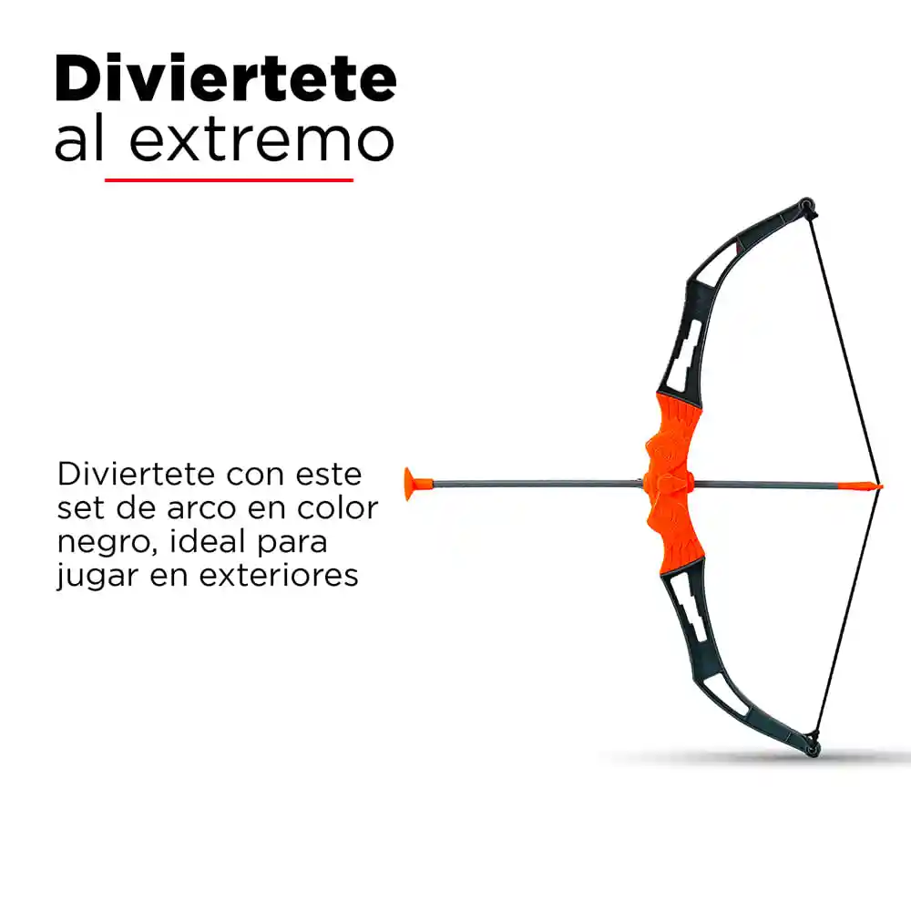 Juego Tiro Con Arco y Flechas de Juguete 53 Cm
