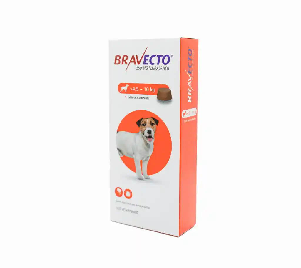 Bravecto Tableta Masticable para Perros Pequeños Tableta