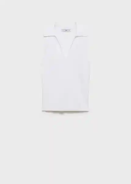 Top Moiso Crudo Talla XS Mujer Mango
