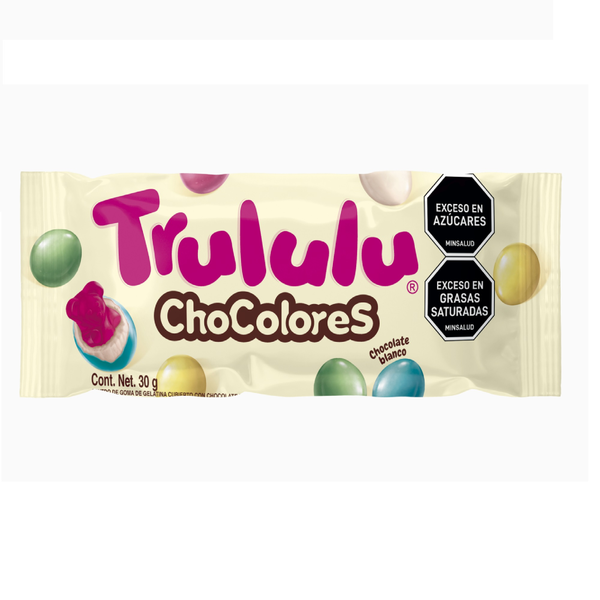Gomas Trululu Chocolores Chocolate Blanco Bolsa 30 g