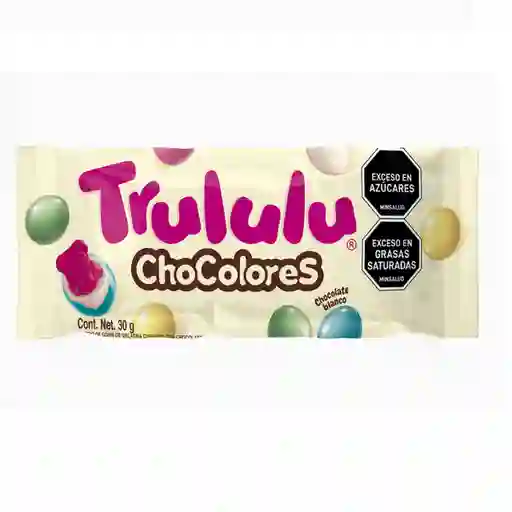 Gomas Trululu Chocolores Chocolate Blanco Bolsa