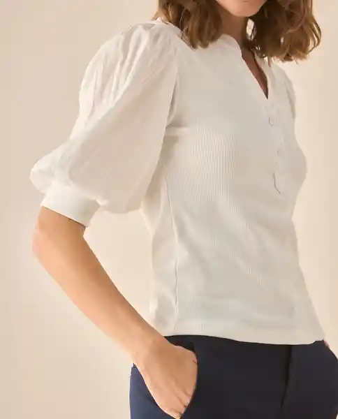 Camiseta Blanco Claro Talla L 603G016 Esprit