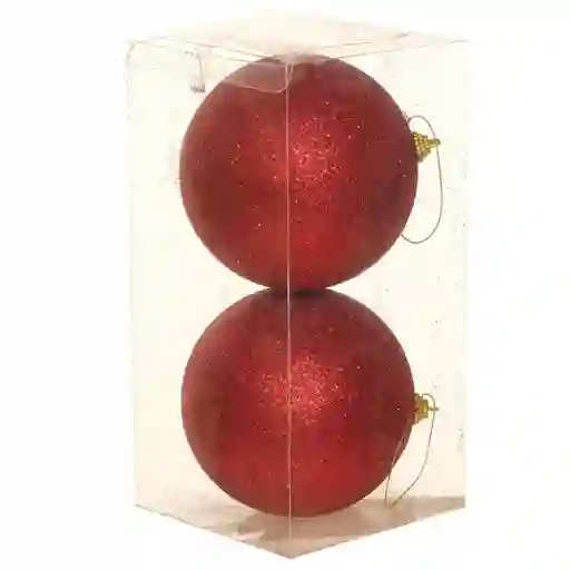 Set Bolas Rojo 12 cm 831-Mx2467-2599A Finlandek