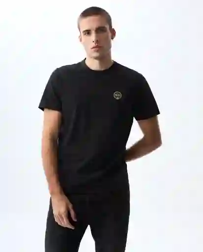 Camiseta Hombre Negro Talla M 841G021_NEG194004 Americanino